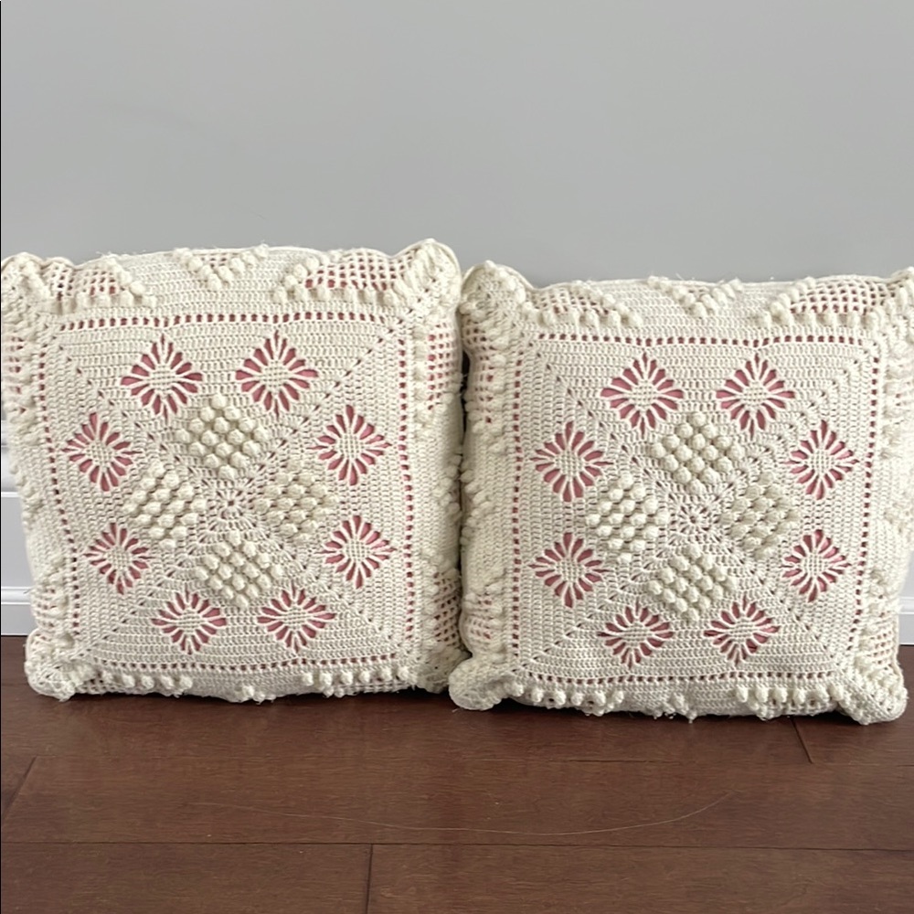 Crochet Decorative Throw Pillows
